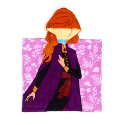 Disney Store Anna and Elsa Reversible Hooded Towel For Kids