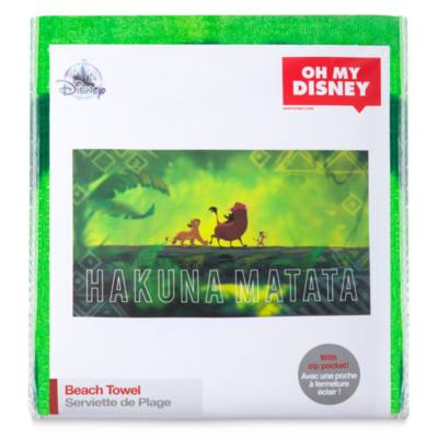 Disney Store Oh My Disney The Lion King Beach Towel