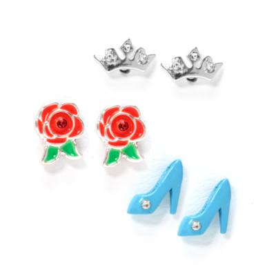 Disney Store Disney Princess Stud Earrings, Set of 3