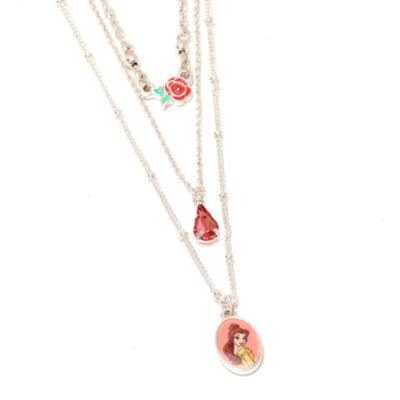 Disney Store Beauty and the Beast Layered Necklace