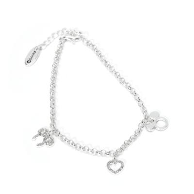 Micky und Minnie - Versilberter Bettelarmband