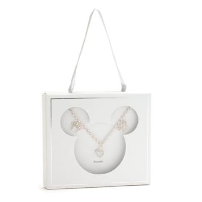 Micky und Minnie - Versilberter Bettelarmband