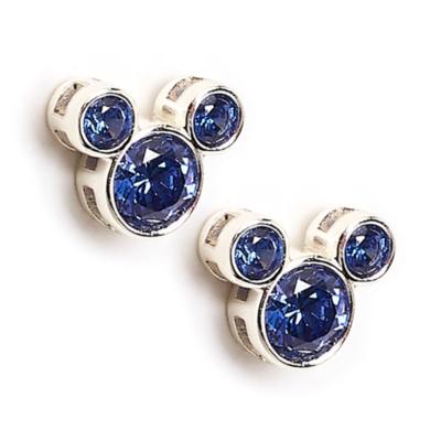 Mickey Mouse September Birthstone Stud Earrings