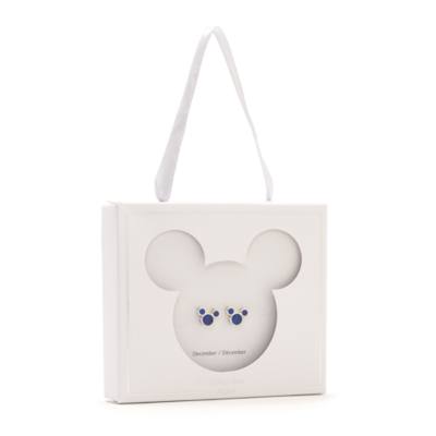 Mickey Mouse December Birthstone Stud Earrings