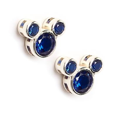 Mickey Mouse December Birthstone Stud Earrings