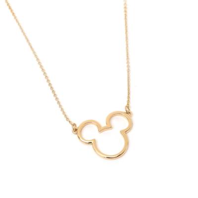 Collier Postively Minnie plaqu&eacute; or