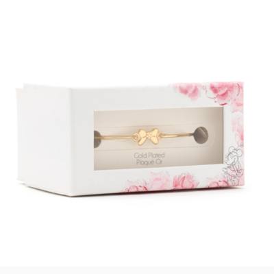 Minnie Mouse Gold-Plated Bangle