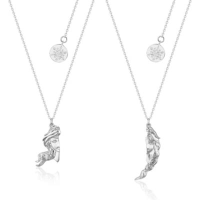 Couture Kingdom Anna and Elsa Friendship Necklace Set