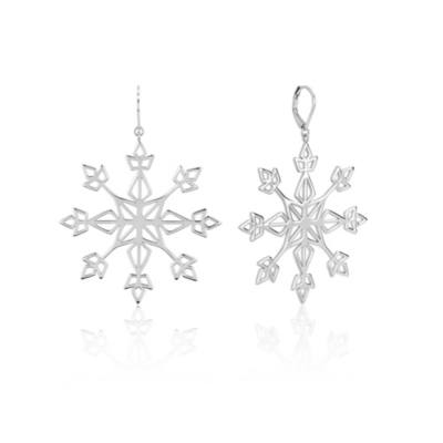 Couture Kingdom Snowflake Statement Drop Earrings, Frozen 2