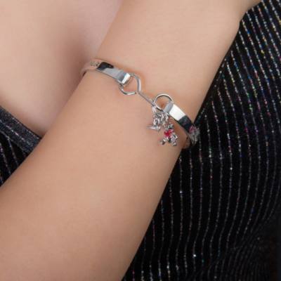 Couture Kingdom Winnie The Pooh White Gold-Plated Bangle
