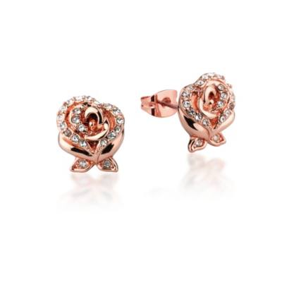 Set Di Orecchini Minnie Mouse Con Pietra – Placcato Oro Rosa – Regalo Ufficiale Disney Per Donne