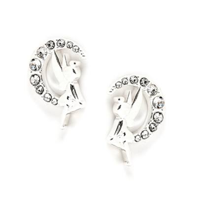 Tinker Bell Silver-Plated Stud Earrings