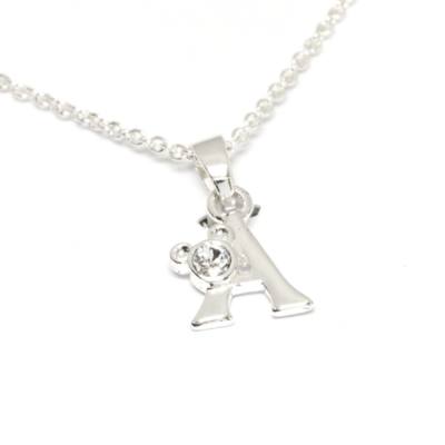 Mickey mouse 2025 initial necklace