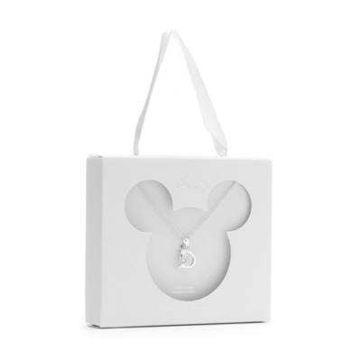 Mickey Mouse 'D' Initial Necklace