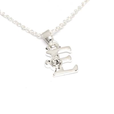 Mickey Mouse 'E' Initial Necklace
