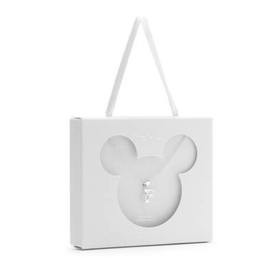 Mickey Mouse 'F' Initial Necklace