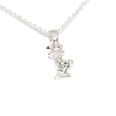 Mickey Mouse 'I' Initial Necklace