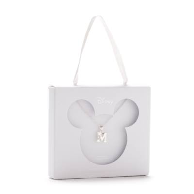 Mickey Mouse 'M' Initial Necklace