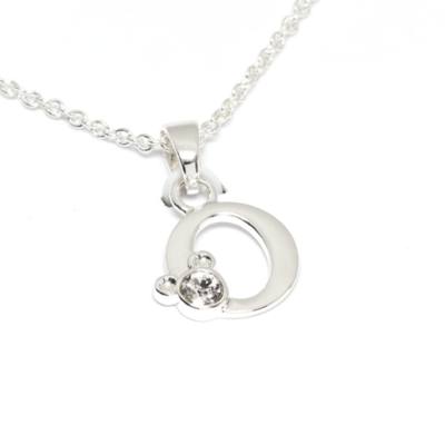 Mickey Mouse 'O' Initial Necklace