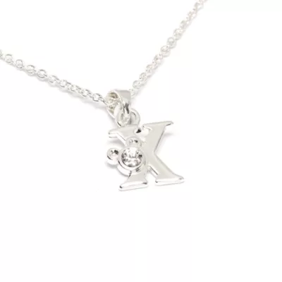 Mickey Mouse 'X' Initial Necklace
