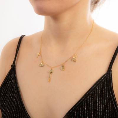 Couture Kingdom Mulan Gold-Plated Charm Necklace