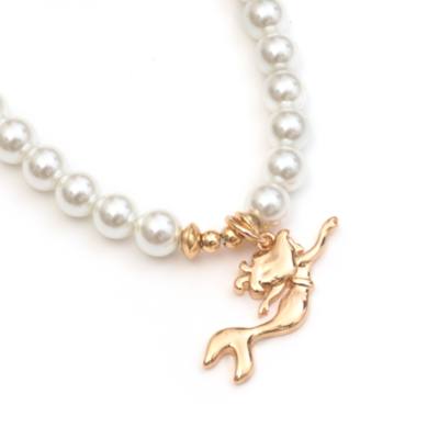 Disney Store The Little Mermaid Hair Clip, Necklace and Postcard Set