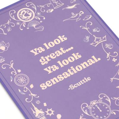 Disney Store The Little Mermaid Hair Clip, Necklace and Postcard Set