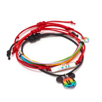 Disney Store Mickey Mouse Pride Bracelet Set