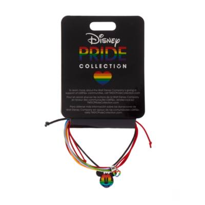 Disney Store Mickey Mouse Pride Bracelet Set