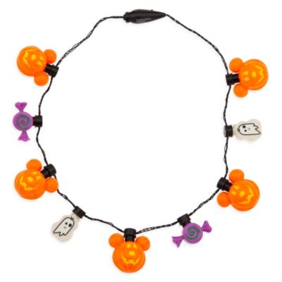 Disney Store Mickey Mouse Halloween LightUp Necklace Disney Store