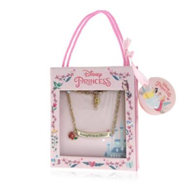 Beauty and the Beast Gold-Plated Quote Bracelet