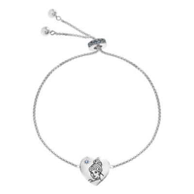 Pulsera deslizante ba&ntilde;ada en plata, La Cenicienta