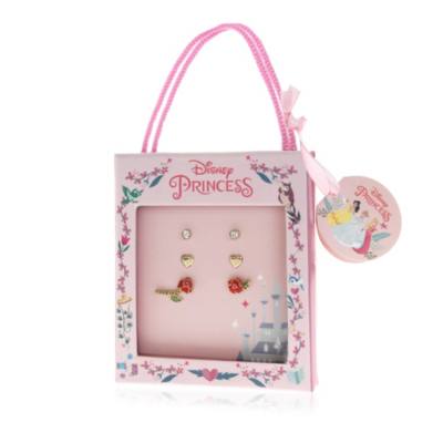 Verzauberte Rose - Vergoldete Ohrringe - 3er-Set