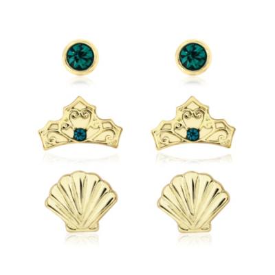 La Sirenetta, 3 paia di orecchini placcati oro