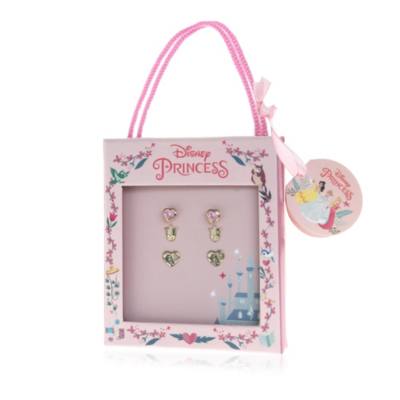 Sleeping Beauty Gold-Plated Earrings, Set of 3