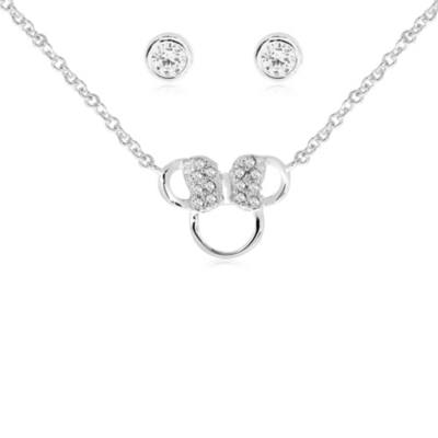 Lilinzhi 3-teiliges Schmuck-Set - Herz Halskette, Ohrringe & Ring | Zirkonia Steine, Mehrfarbig