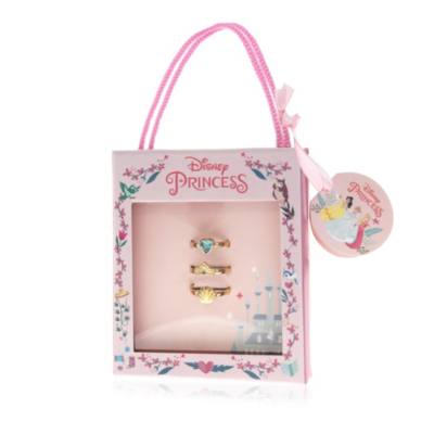 Arielle, die Meerjungfrau - Vergoldete Ringe - 3-teiliges Set