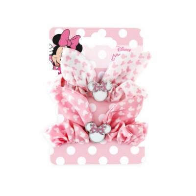 Minnie Mouse Bow Scrunchies, Pack of 2