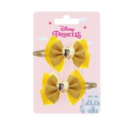 Disney Princess Belle Bow Hair Clips, Pack of 2