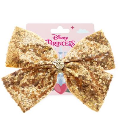 Fiocco per capelli con paillettes dorate La Bella e la Bestia Principesse Disney