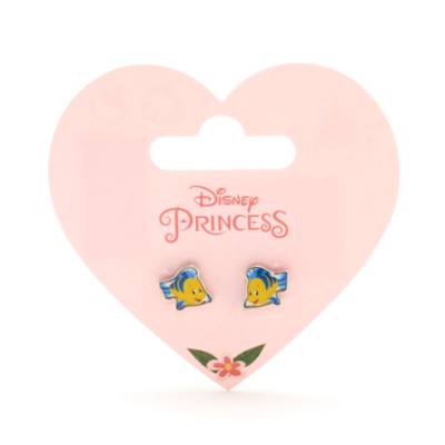 Pendientes de bot&oacute;n Flounder, Disney Store
