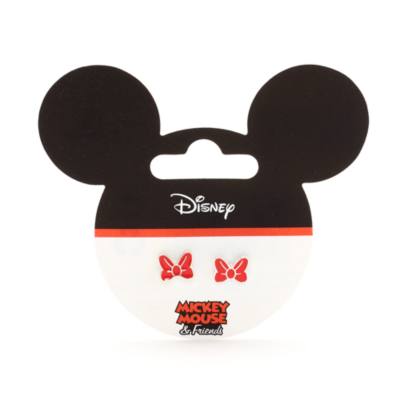 Disney Store Minnie Mouse Bow Stud Earrings