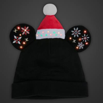 Disney Store Mickey Mouse Holiday Cheer Knitted Hat For Adults