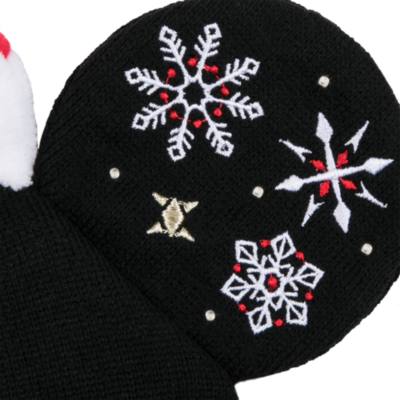 Disney Store Mickey Mouse Holiday Cheer Knitted Hat For Adults