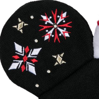 Disney Store Mickey Mouse Holiday Cheer Knitted Hat For Adults