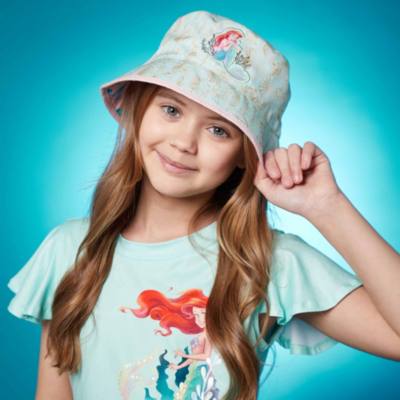 Disney Store The Little Mermaid Reversible Bucket Hat For Kids