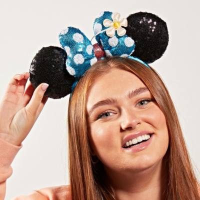 Walt Disney World Minnie Mouse Flower Ears Headband for Adults