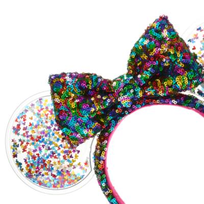 Cerchietto adulti orecchie con paillettes Minni Festa Walt Disney World