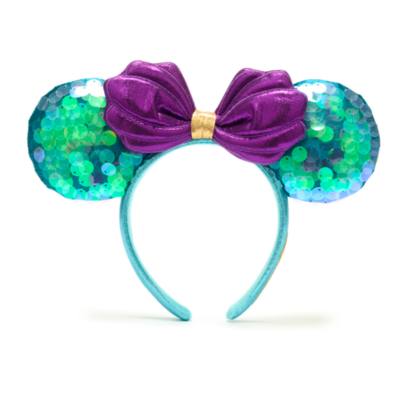 Walt Disney World diadema con orejas Minnie Mouse para adultos, La Sirenita