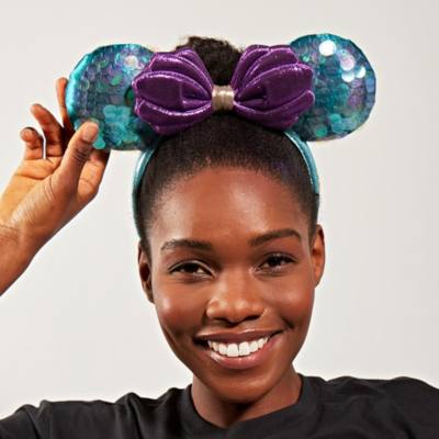 Walt Disney World The Little Mermaid Minnie Mouse Ears Headband for Adults